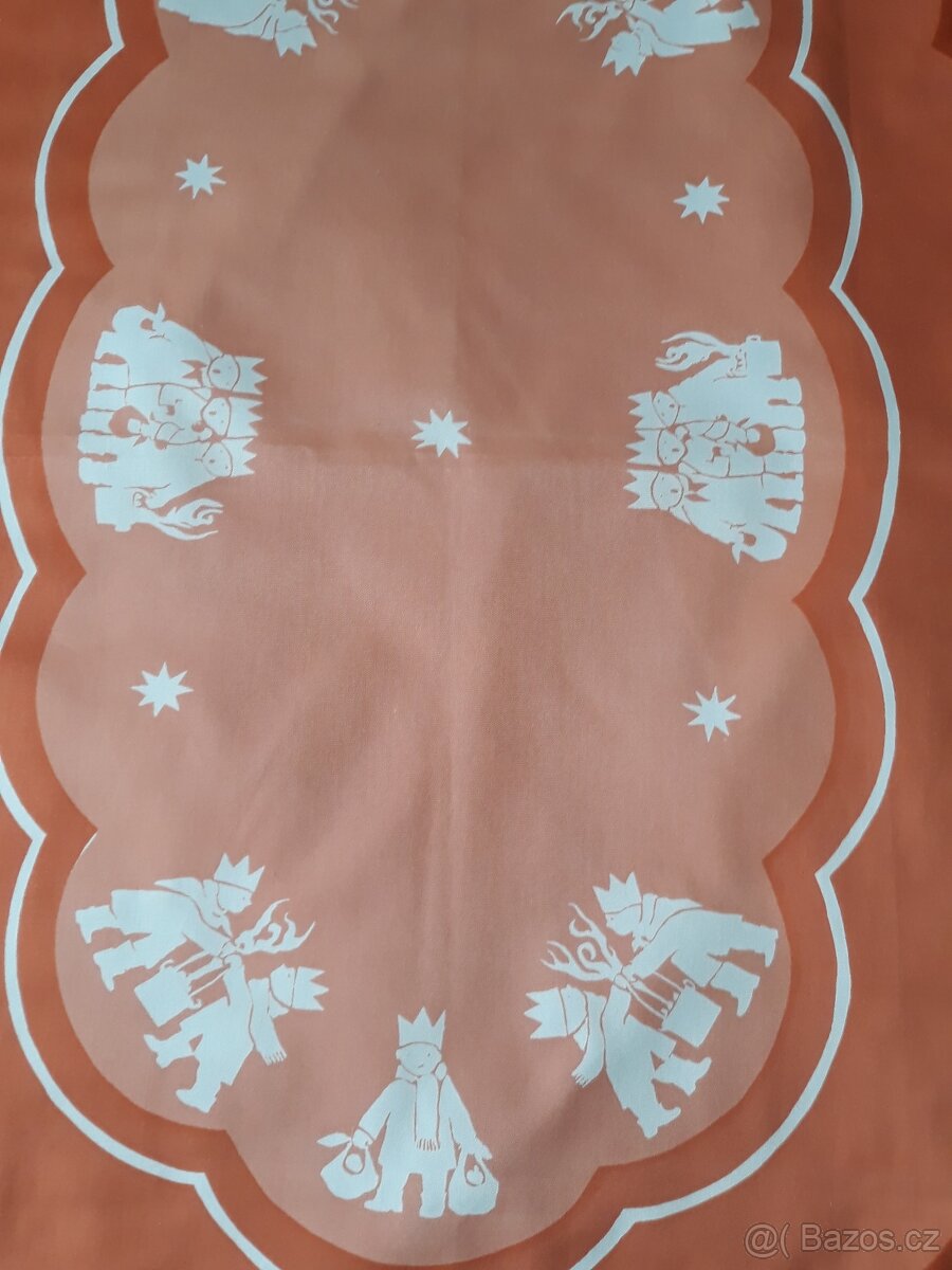 Vánoční ubrusy, retro ubrusy, prostírání, dečky - 5