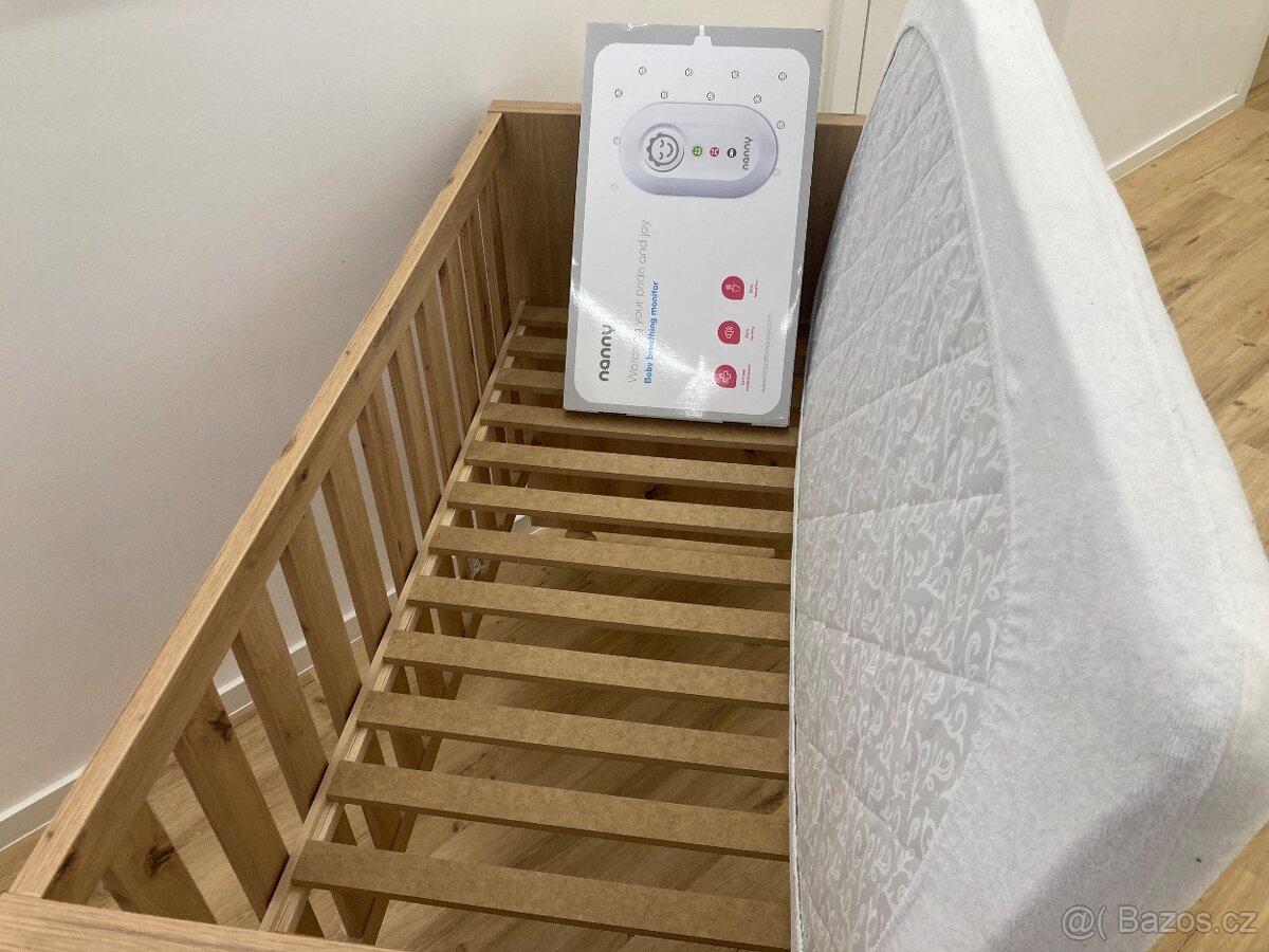 Dětská postýlka + monitor dechu Nanny - 5