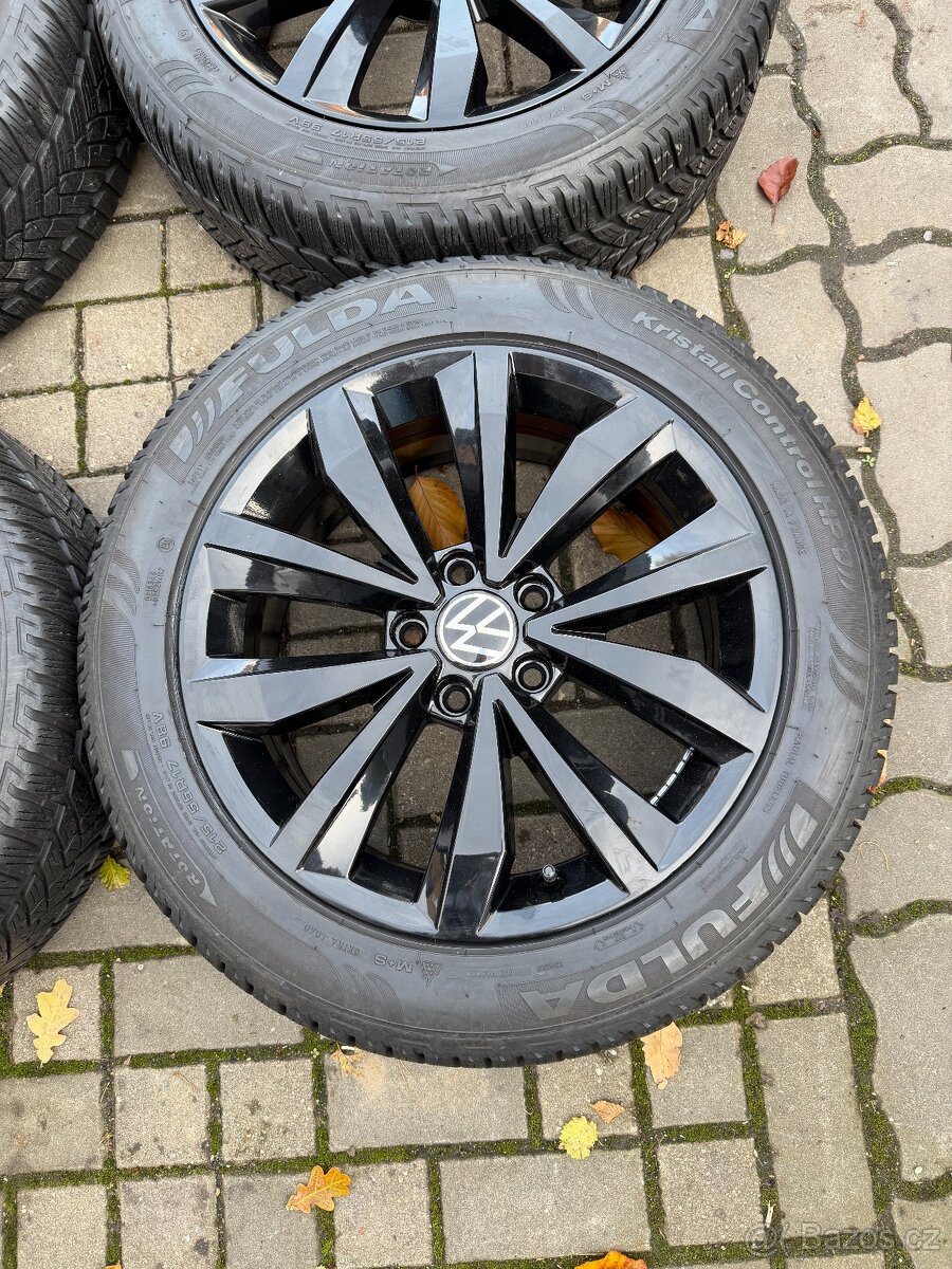 ORIGINÁL Alu Volkswagen MAYFIELD R17, 5x112 - ZIMNÍ, TOP - 5