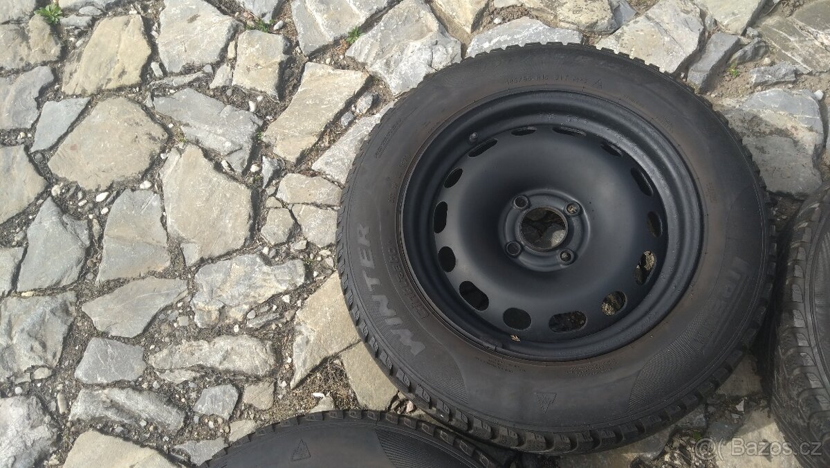 zimní 195 65 15 + disky 4x108 na PEUGEOT , CITROEN - 5