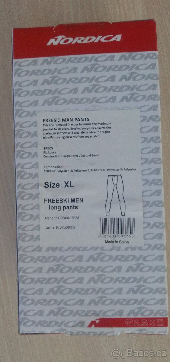 NOVÉ funkční termoprádlo Nordica Freeski Man Pants XL - 5