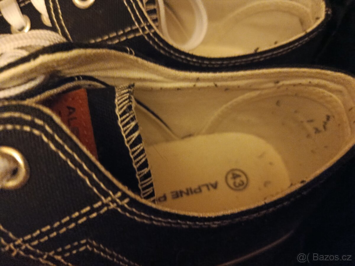 Látkové boty vel. 42 černé - 5