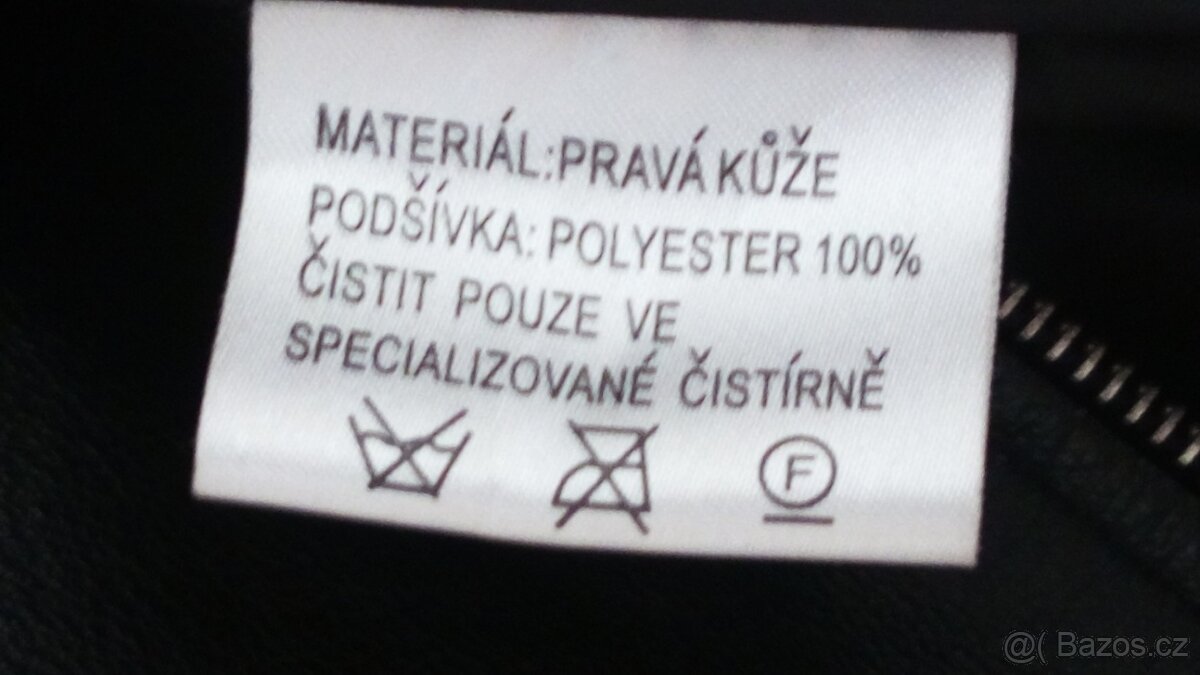 KOŽENÁ pánská BUNDA vel. L. - 5