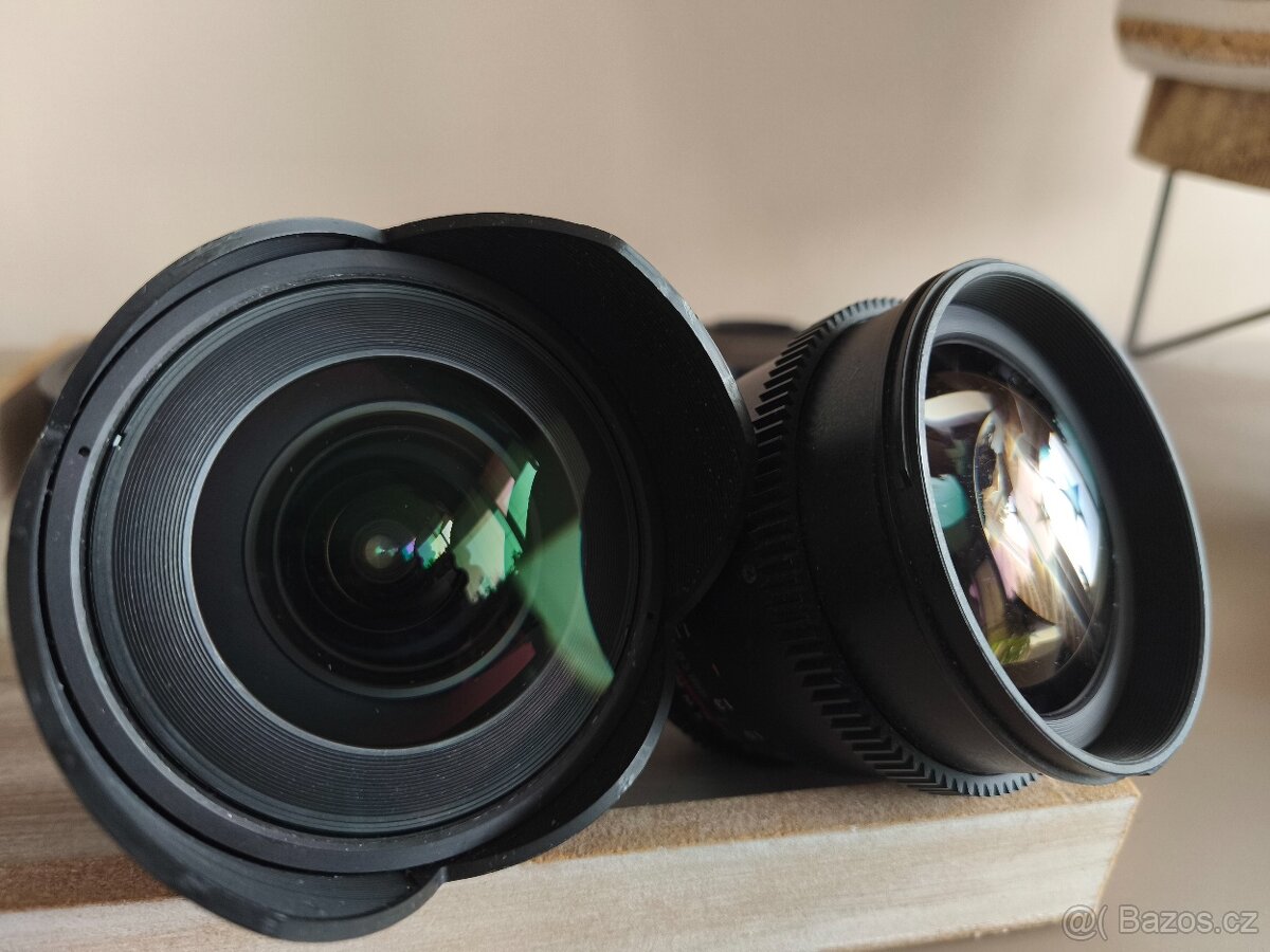 CINE objektivy Samyang 85 mm a 14 mm Canon EF - 5