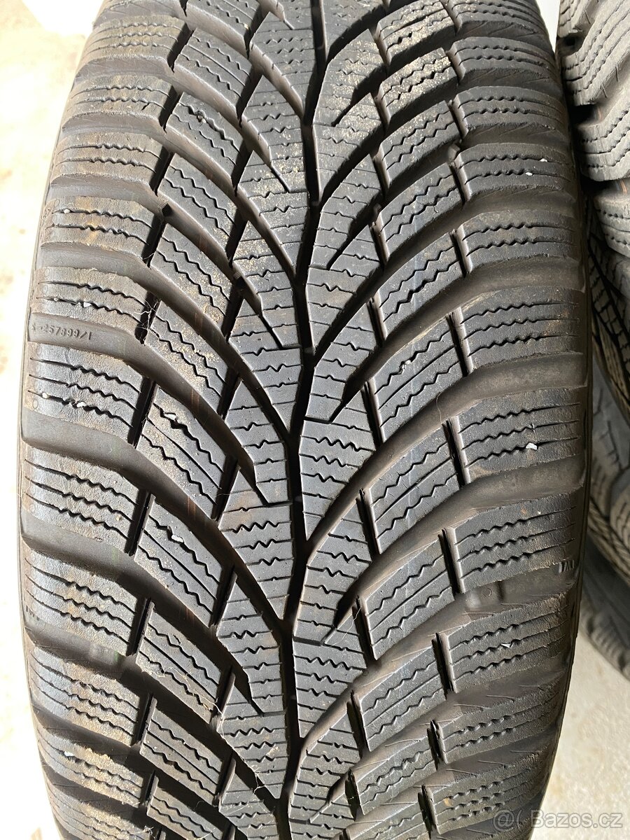 Plechové disky 16” 5x112 a zimní pneu 205/55/R16 Continental - 5