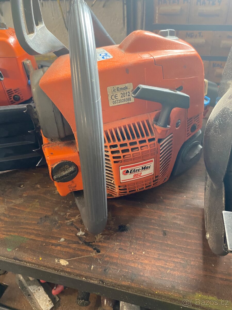 2 motorové pily oleo mac 947/952 - 5