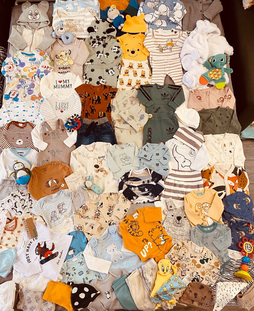 Balík oblečení na miminko 0-6 m unisex - 5