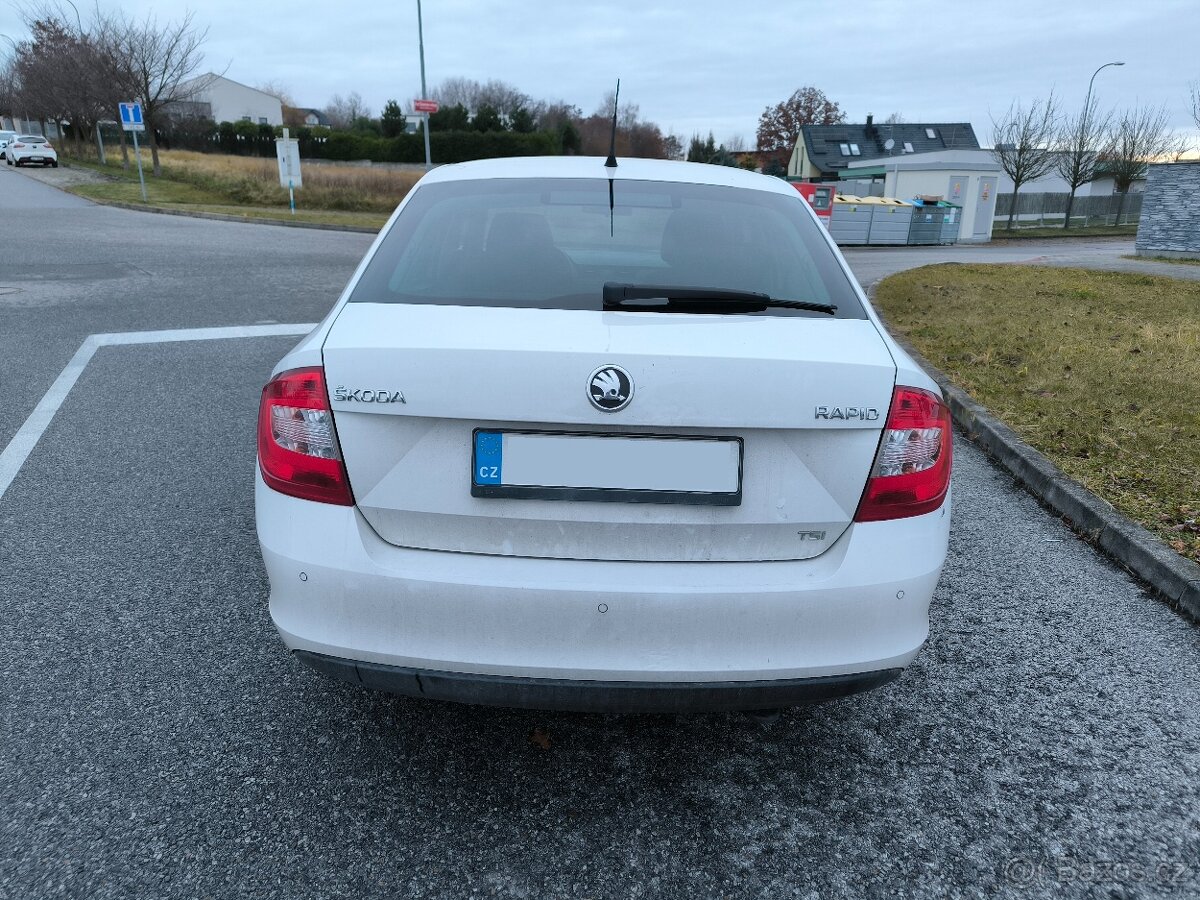 ŠKODA RAPID 1.2 TSI 63kw, r.v. 2013, DOBRÝ STAV, PŮVOD ČR - 5