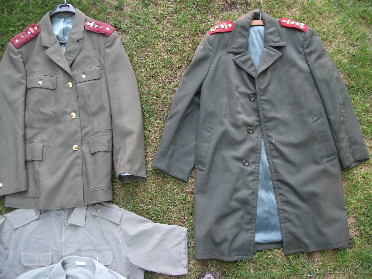 uniforma ČSLA, VB, maska, sumky, boty.. - 5