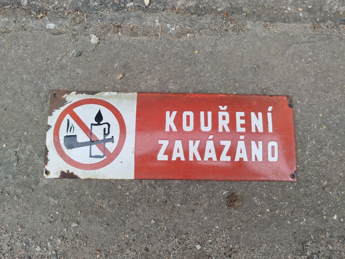 Smaltované cedule - 5