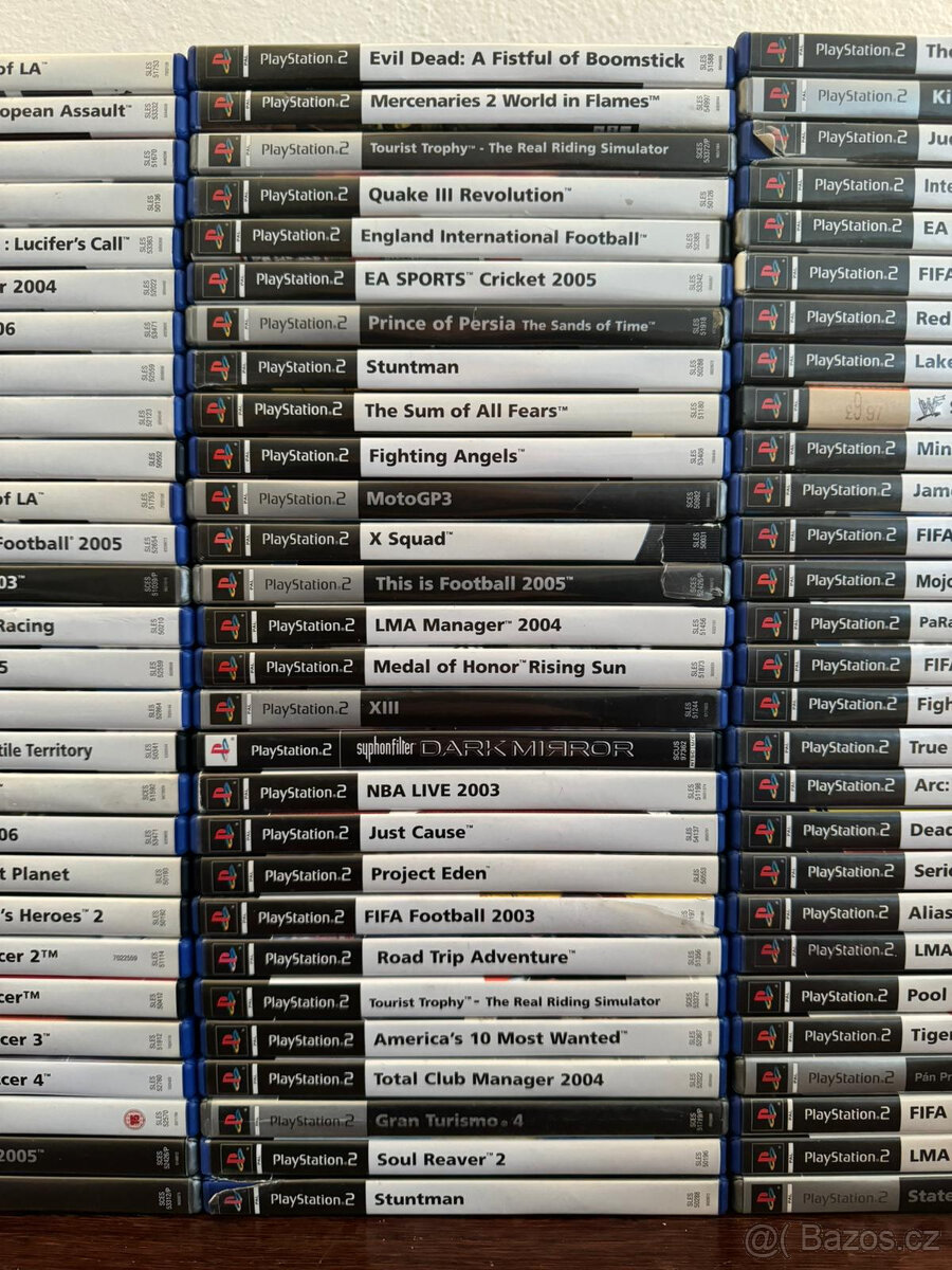 PLAYSTATION 2 SLIM PS2 + 112 ORIGINÁL HER + PAMĚŤOVKY - 5