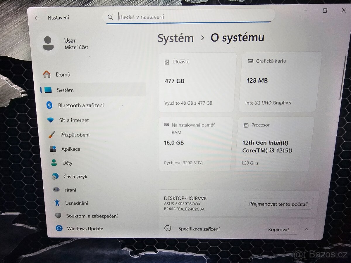 ASUS ExpertBook B2 B2402CBA-EB0229 Star Black kovový - 5