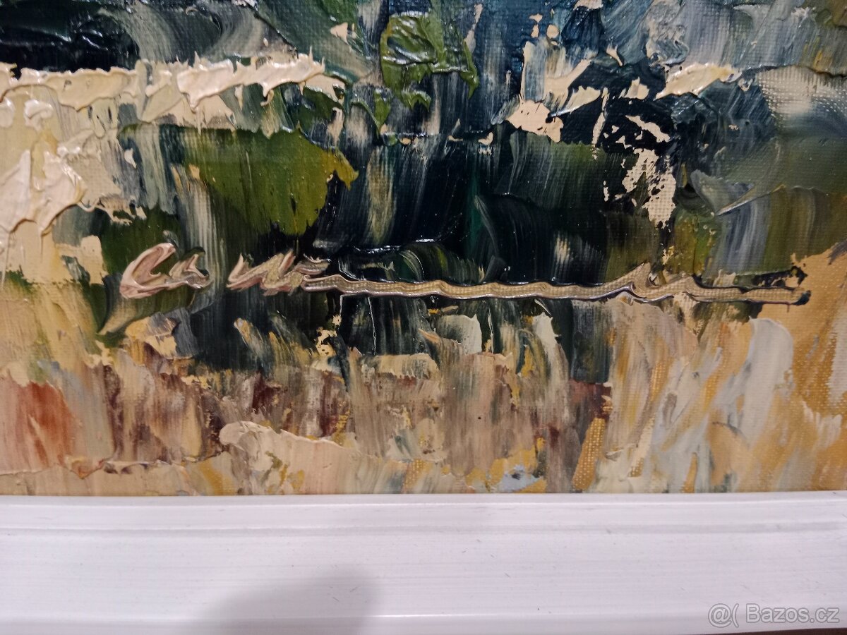 Frízský ostrov olej na plátně jako přílivová vzpomínka - 5