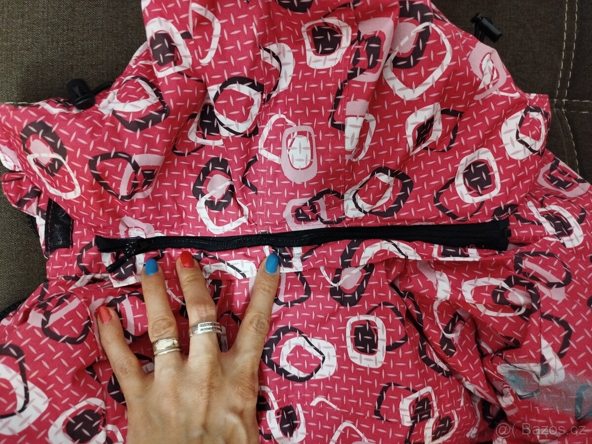 Dívčí zimní / lyžařská bunda vel 98/104 - 5