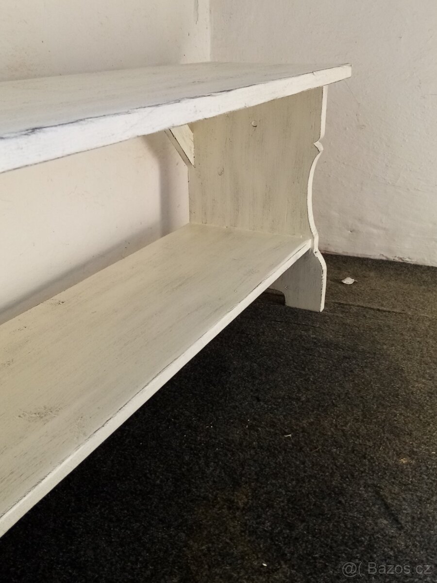 Starožitná selská lavice provence - 5