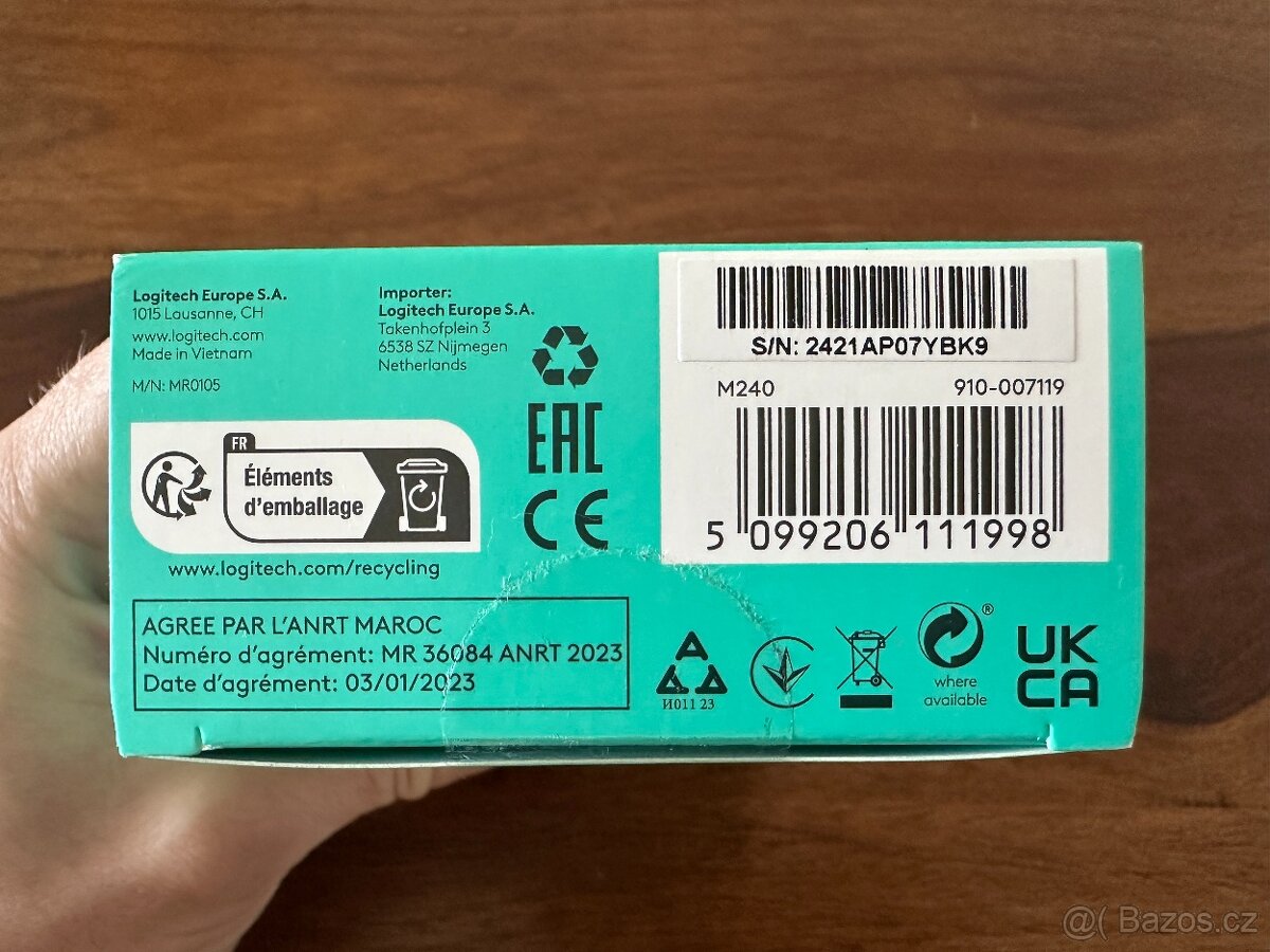 Bezdrátová myš Logitech M240 Silent - 5