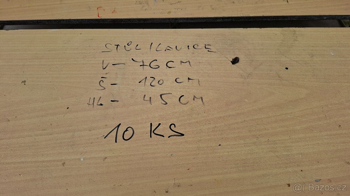 Stoly Židle Lavice Ponk Pracovní stůl - více typů - 5
