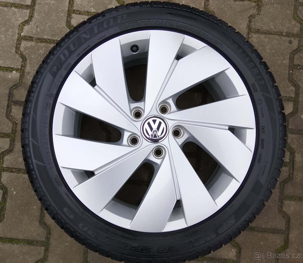 Zimní alu disky originální VW Golf VIII 5x112 R17 - 5