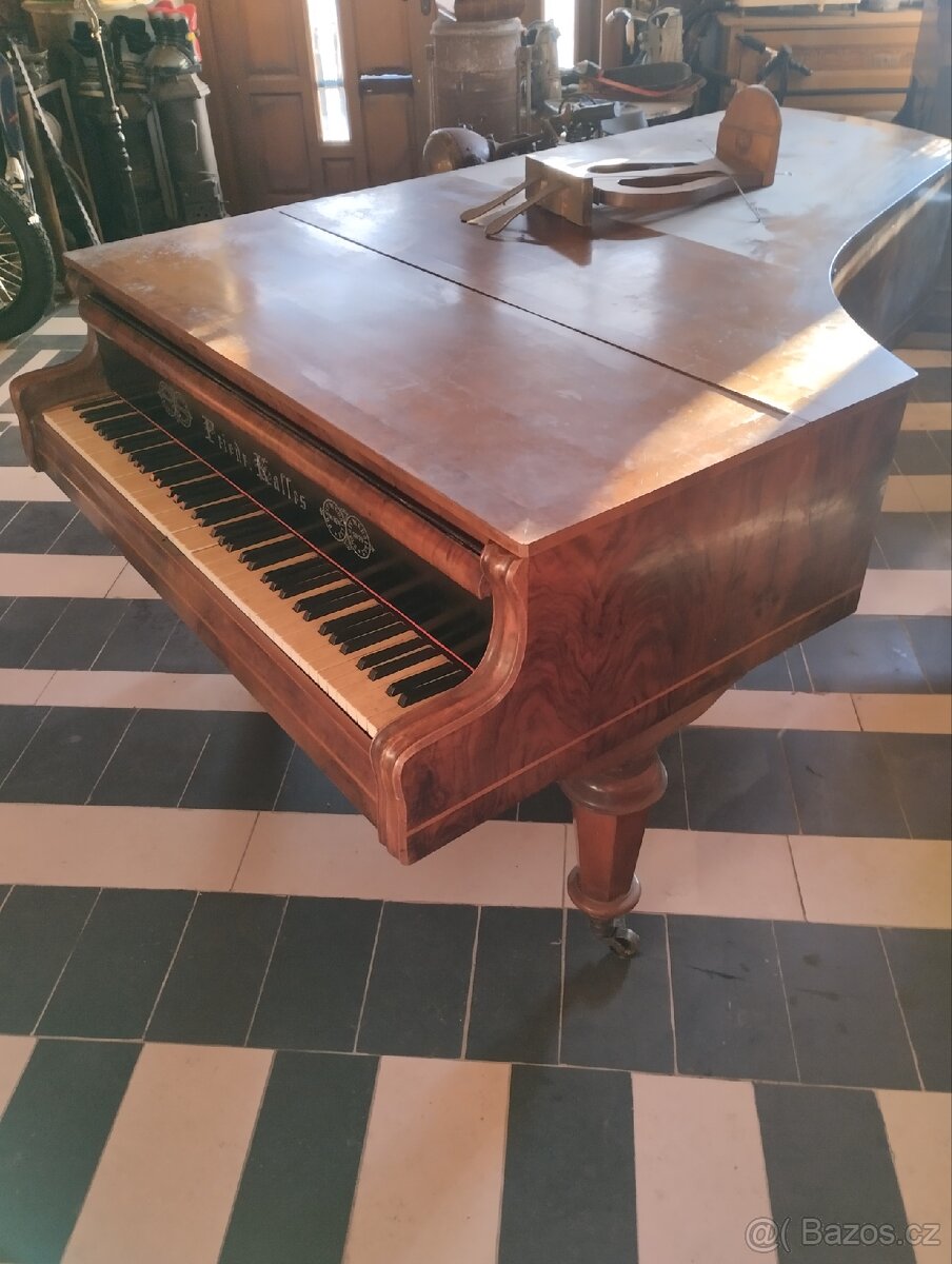 Historické piano FRIEDR KALLRS - vyrobeno před rokem 1890 - 5