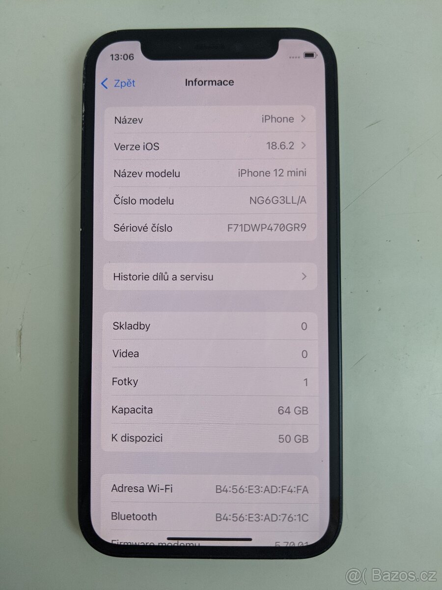 iPhone 12 mini 64gb black. Záruka 6 měsíců. - 5