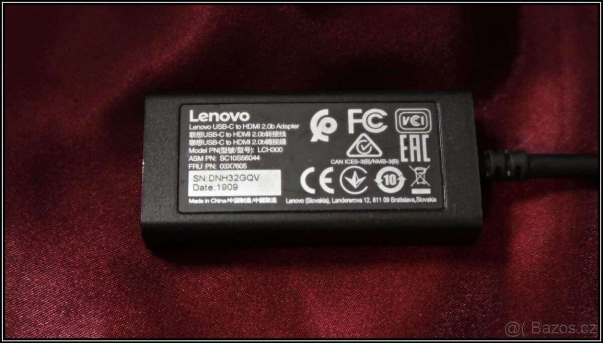 Redukce Lenovo USB-C (M) na HDMI (F) - 5