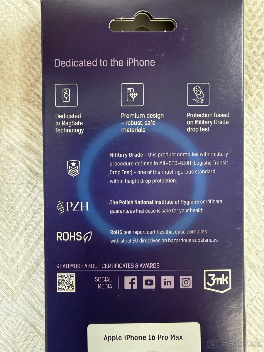 Ochranný kryt MagCase iPhone 16 Pro Max | grafitový - 5