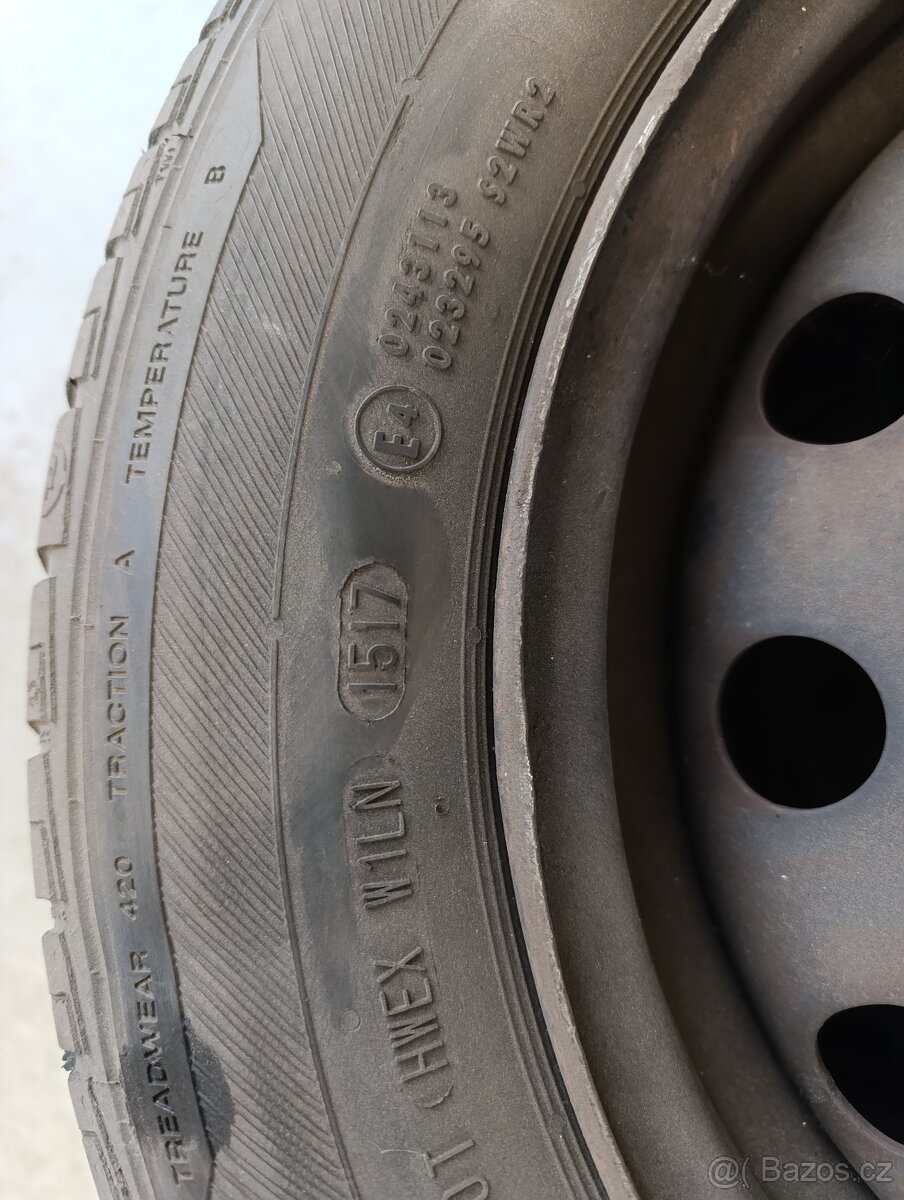 Peugeot 206 plechové disky R14 s pneu - 5
