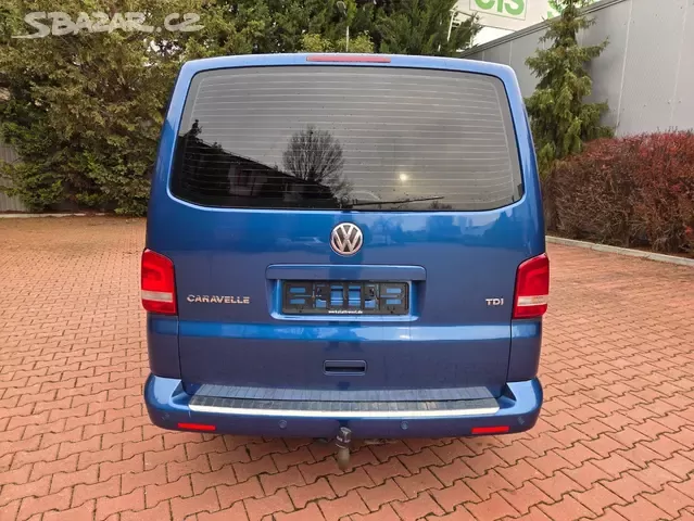 VW Caravelle T5 2.0 TDI 103kW,7.sedadel,Webasto,Tažné - 5