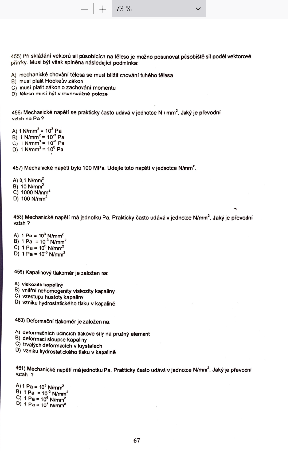 Soubor otázek na Farmaceutickou fakultu Hradec Králové - 5
