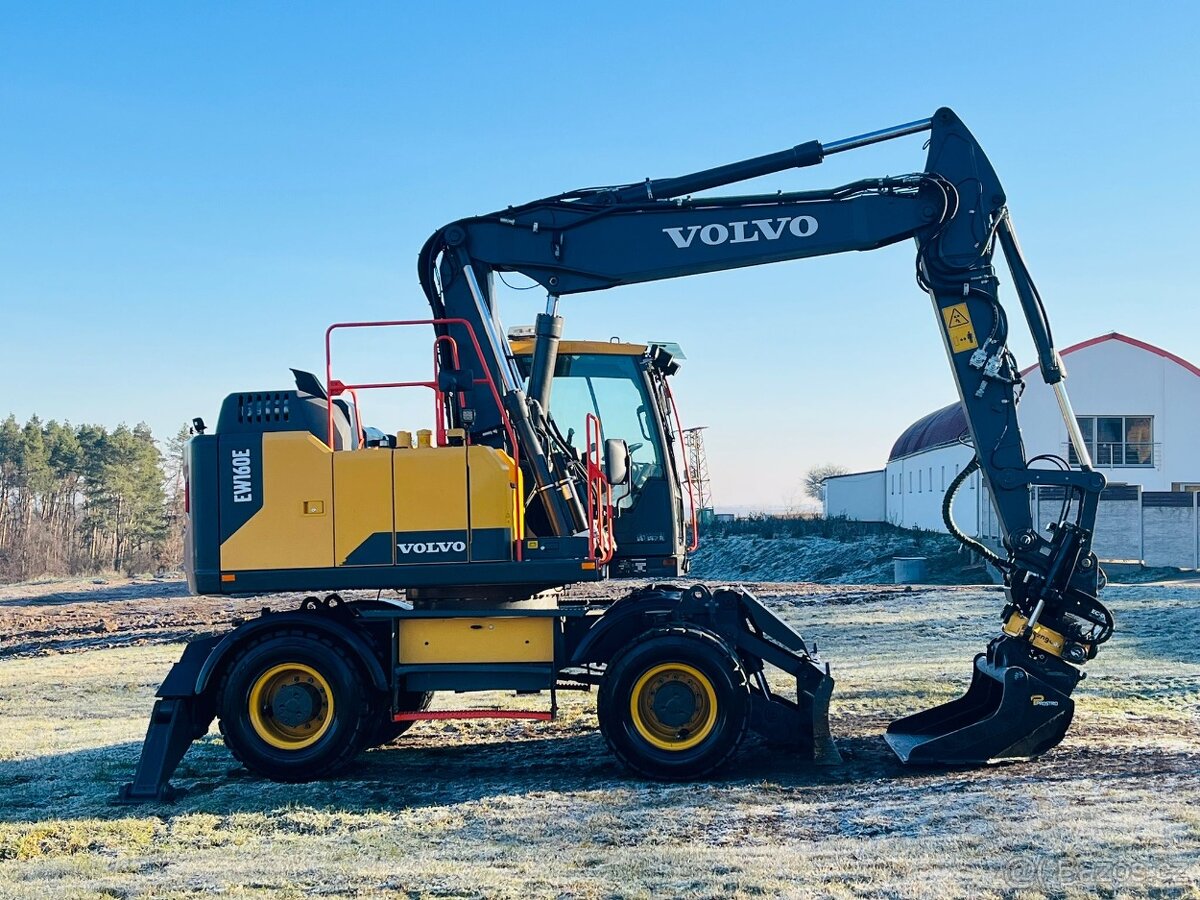 Kolové rypadlo Volvo EW160E s rotátorem - 5