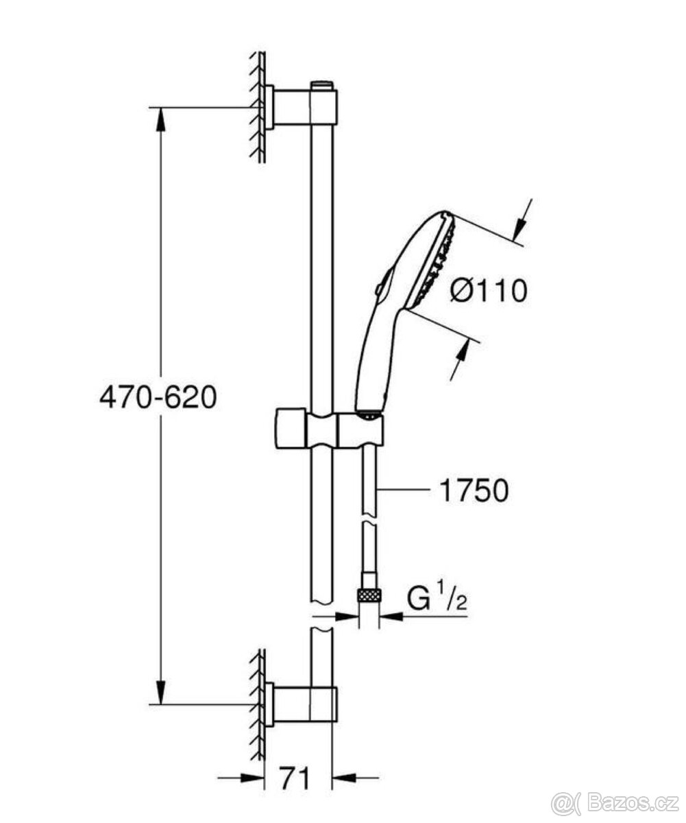 Grohe Vitalio Universal Sprchová tyč - 5