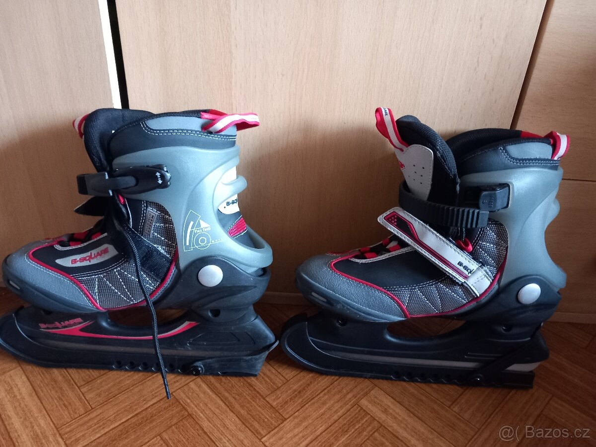 Lední kvalitní brusle unisex B-SQUARE vel. 38 nové - 5
