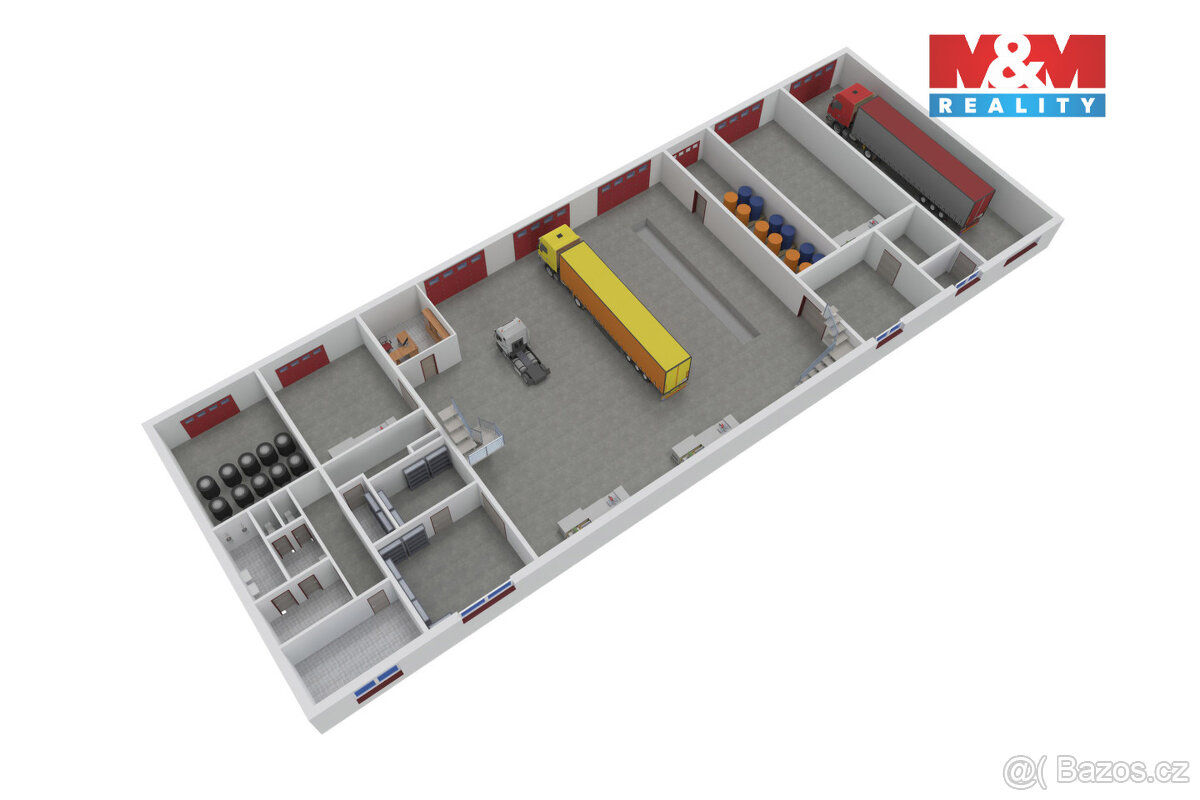 Prodej výrobního objektu, 32972m², Český Rudolec - Markvarec - 5