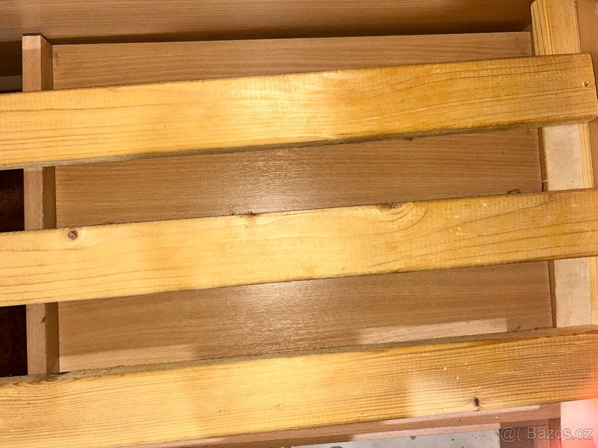 Postel 90x200 včetně roštu a matrace - 5