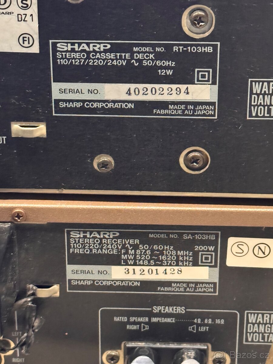 Hifi sestava Sharp - 5