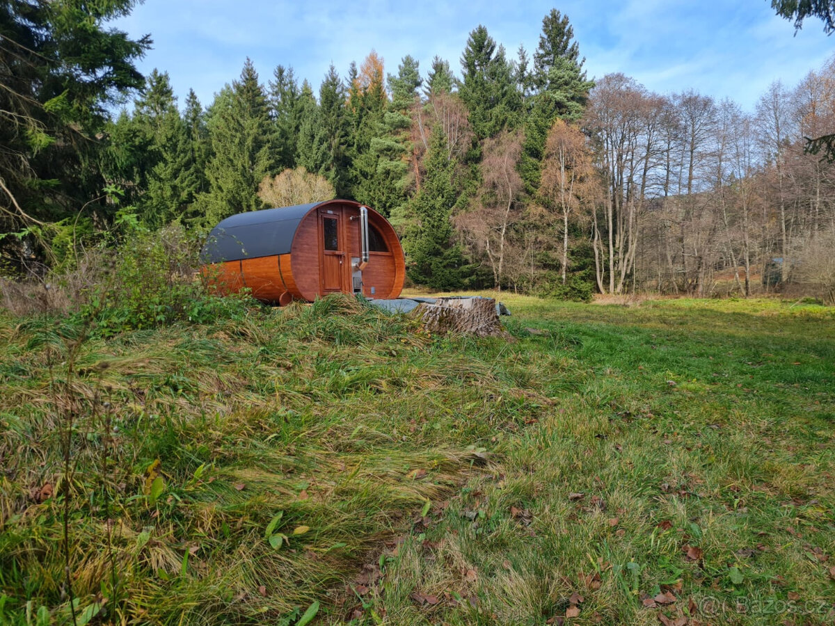 Oválná sauna s odpočívárnou - 5