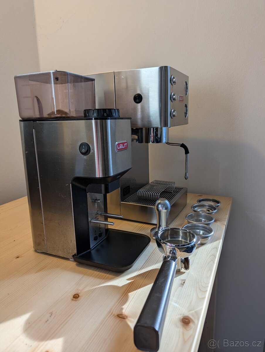 Kávovar Lelit Victoria PL91T a mlýnek Lelit William PL71 - 5
