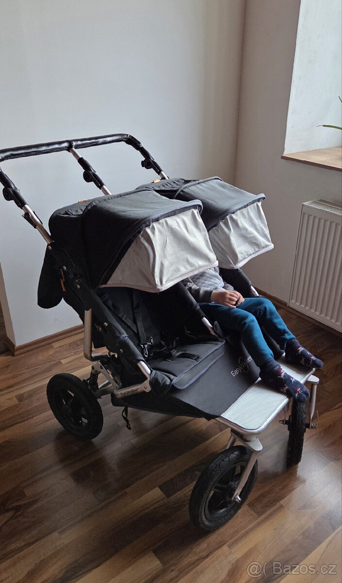EASYWALKER - dvojtý/sourozenecký kočárek - 5