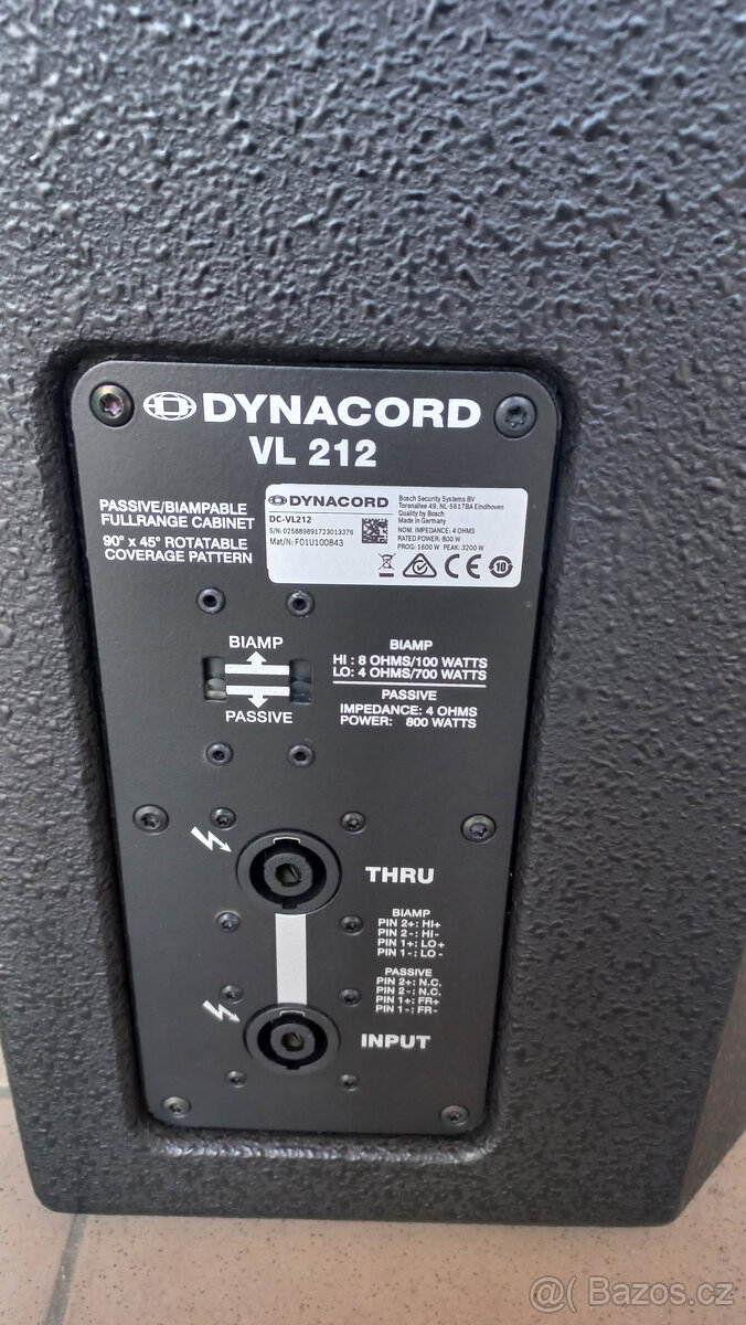 Dynacord VariLine 212, Sub 18, VariLine 122, L 3600 FD - 5