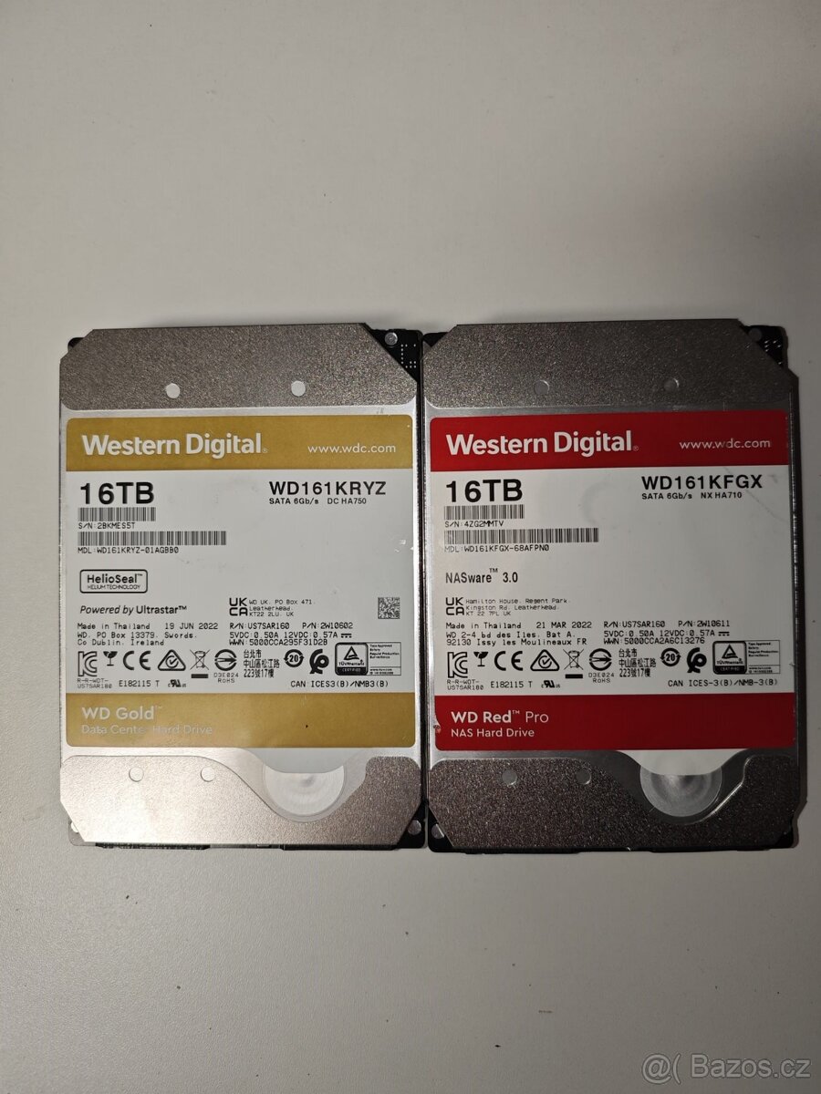 HDD WD 3.5" 2tb, 4tb 8tb, 10tb, 12tb, 14tb, 16tb, 18tb, 22t - 5