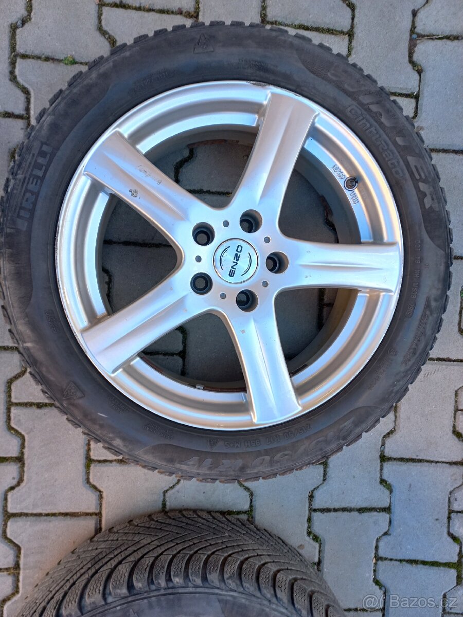 Alu kola a zimní pneu 215/50R17 - 5