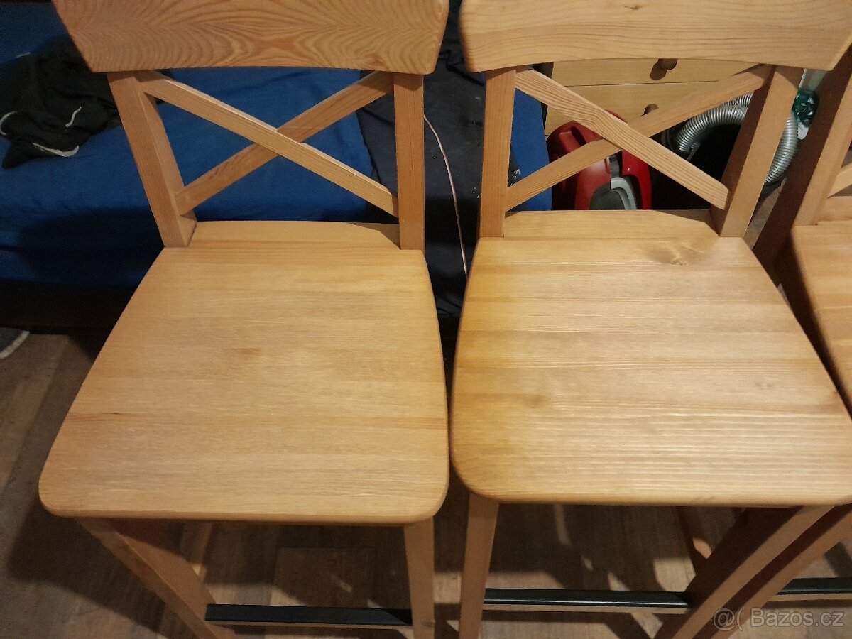 Ikea barová židle Ingolf - 5