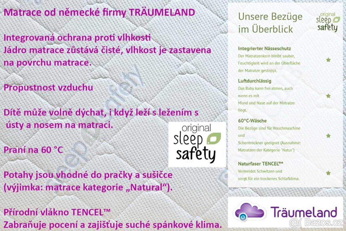 Dětská postýlka / postele MIA od WELLEMÖBEL DE 145x77 - 5