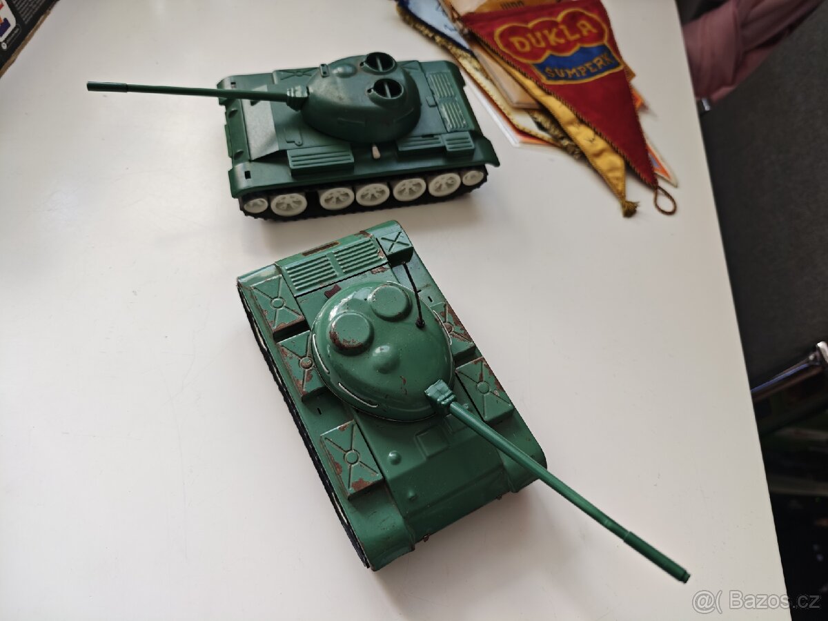 Stará retro hračka , tank ites - 5