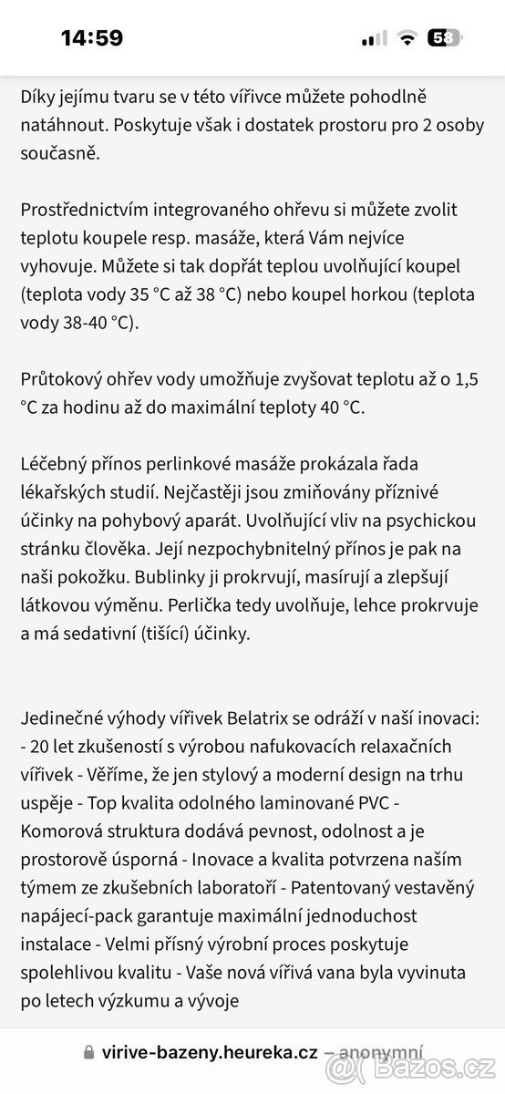 Vířivka Belatrix Mountine 120 - 5