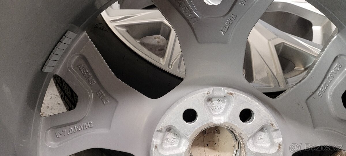 Seat Arona,alu disky 17', zimní pneu - 5