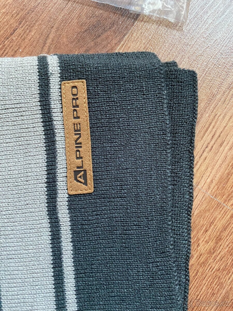 Nová unisex tenčí šála ALPINE PRO - šedá, 160 cm - 5