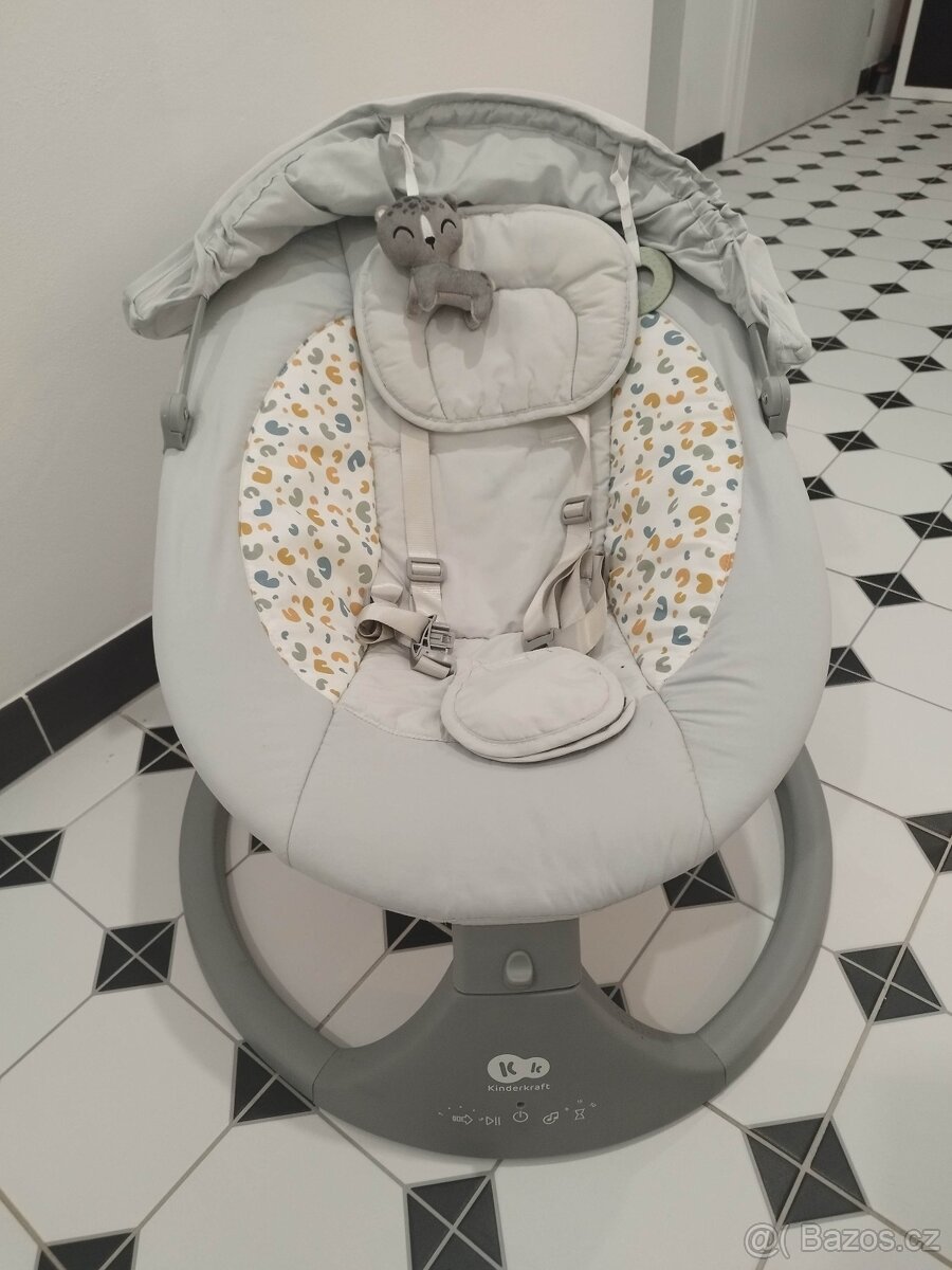 Kinderkraft Lumi 2 - elektrické houpací lehátko, lehátko 2v1 - 5