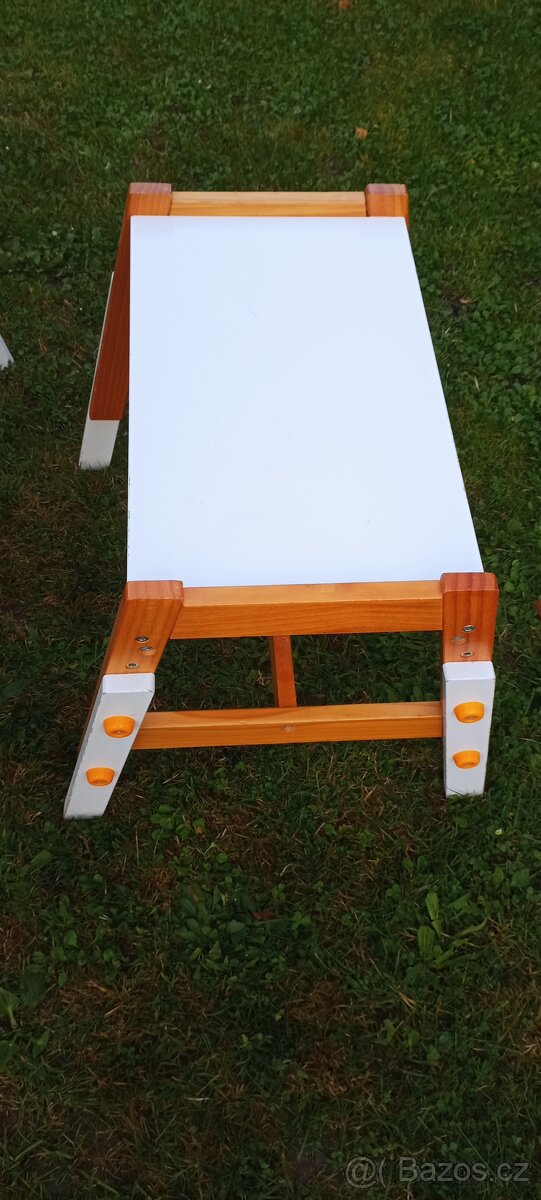 Kreslící stůl a stolička - výškově nastavitelné - 5