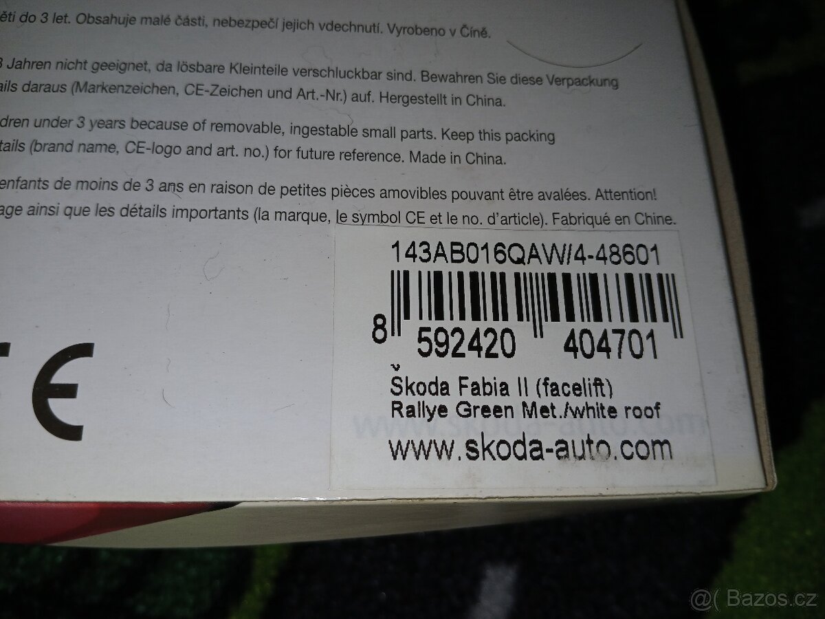 Modely škoda fabia 2 .1:43 abrex - 5